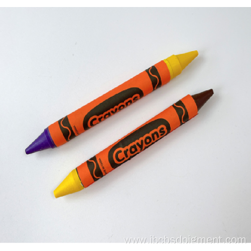 Two-color double-ended crayons for kids